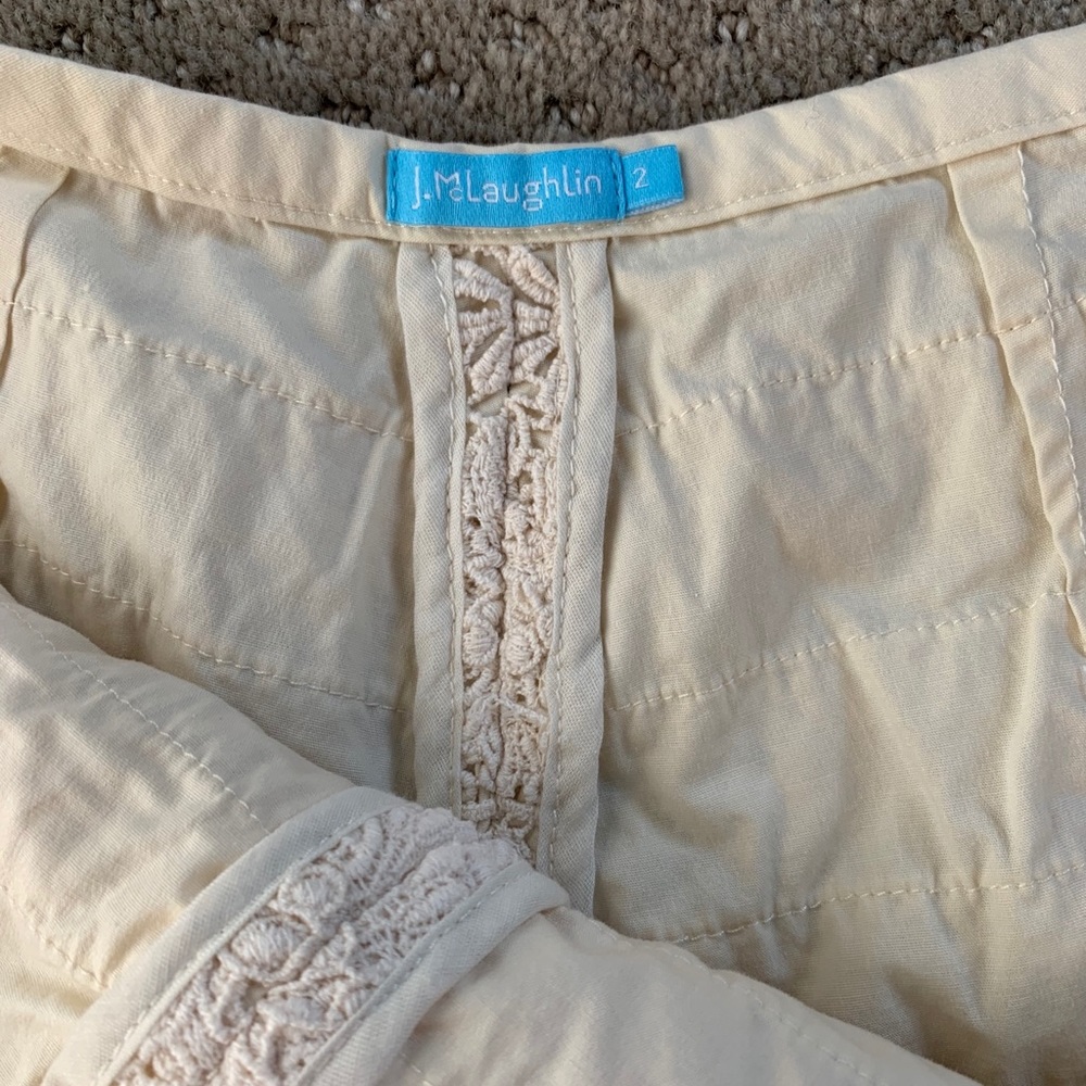 J. McLaughlin HIGHRISE crochet cotton shorts - Picture 5 of 10